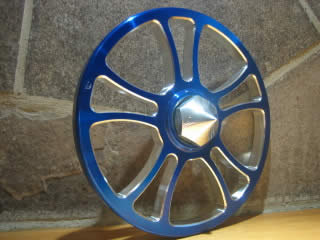 TRICKED TOYS | 5 Spoke Double Wheel | Anodized Blue