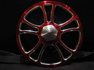 TRICKED TOYS | 5 Spoke Double Wheel | Anodized Red