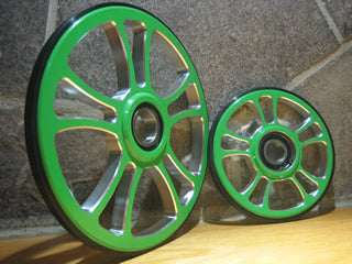 TRICKED TOYS | 5 Spoke Double Wheel | Green